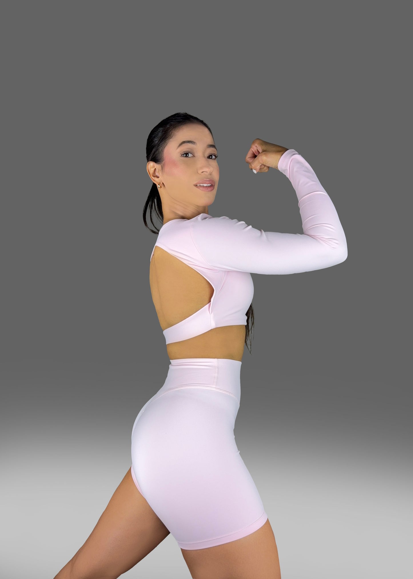 Long Sleeve Top & Shorts Set