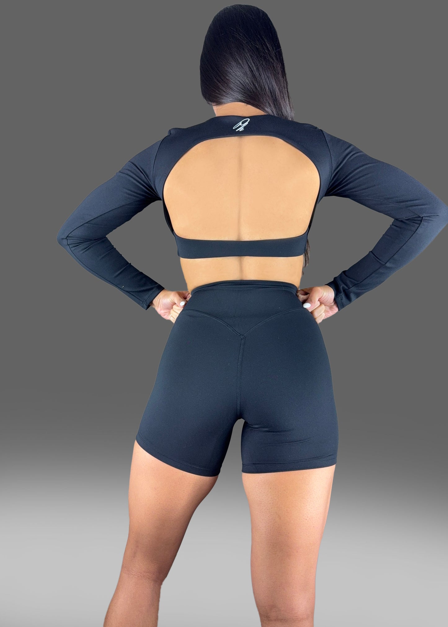 Long Sleeve Top & Shorts Set