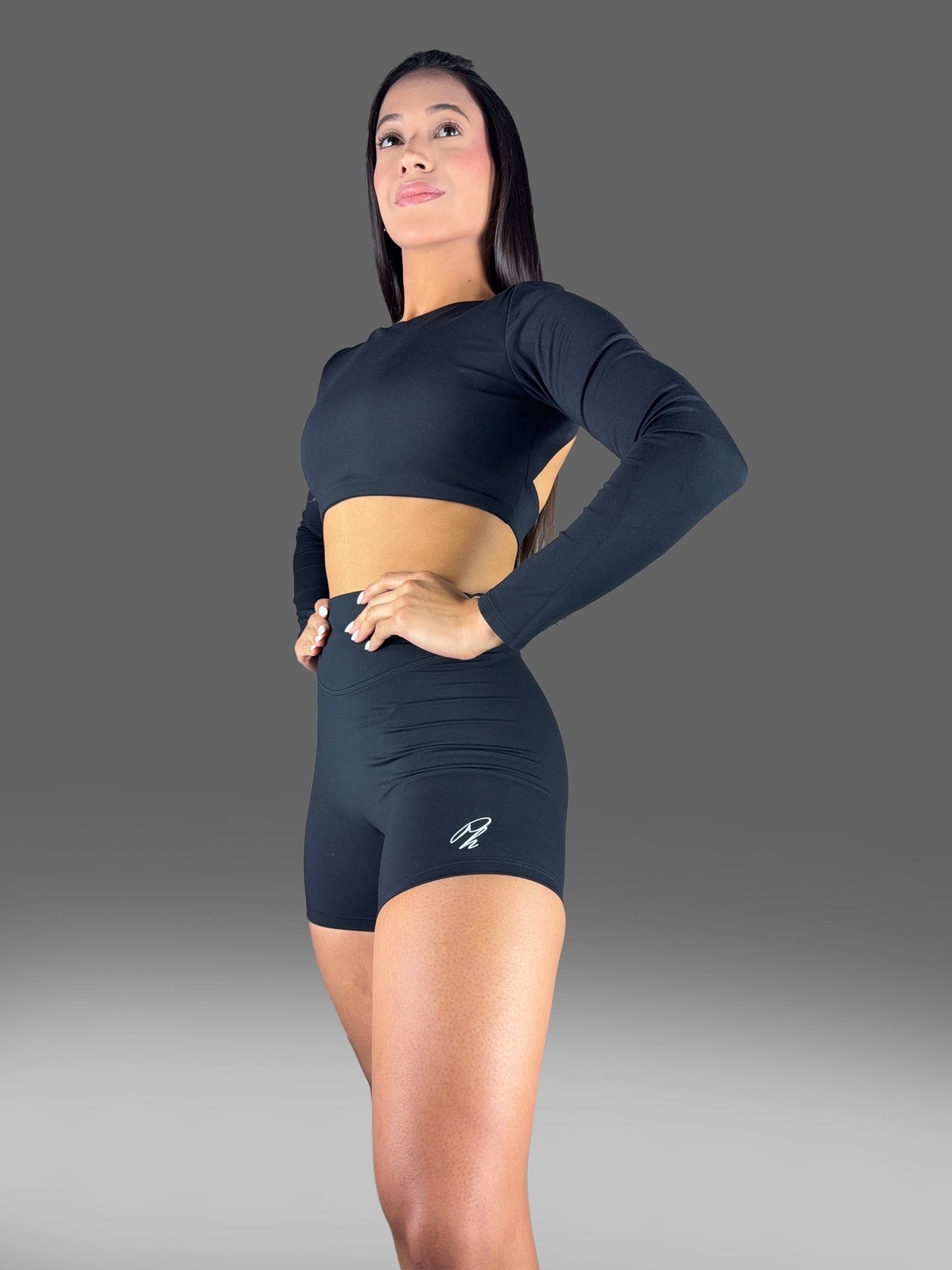 Long Sleeve Top & Shorts Set