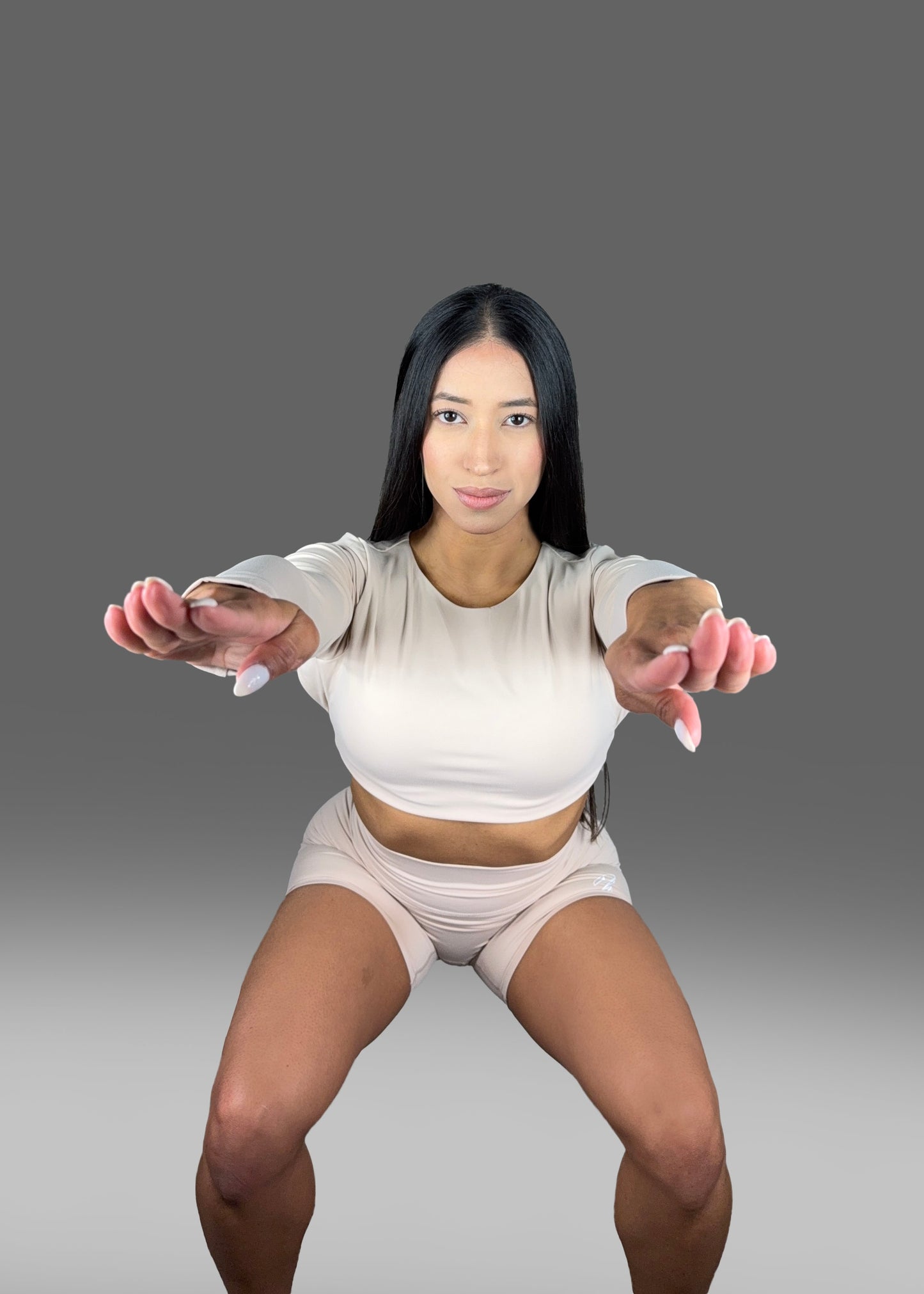 Long Sleeve Top & Shorts Set