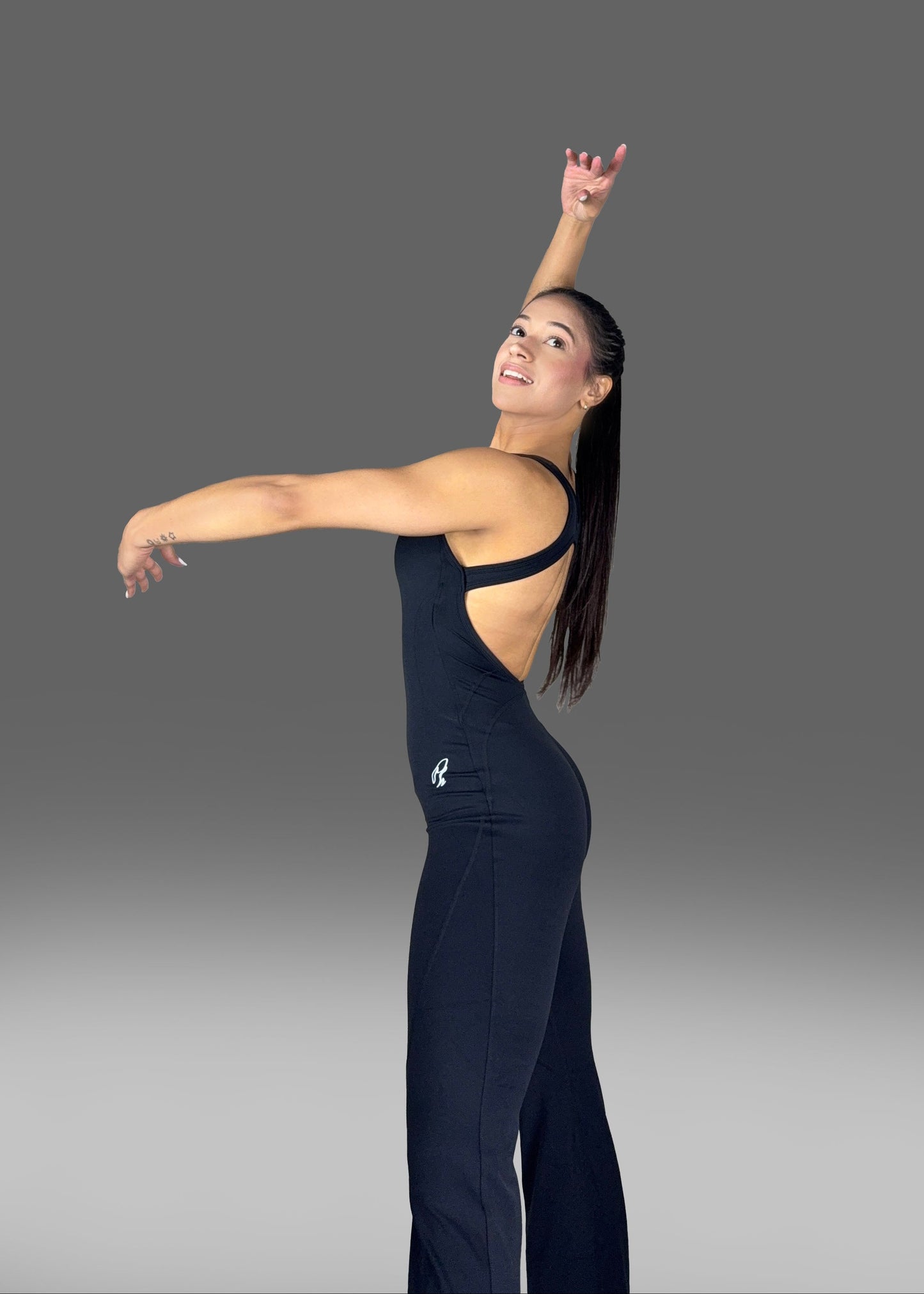 Open-Back Full-Length Sport Unitard