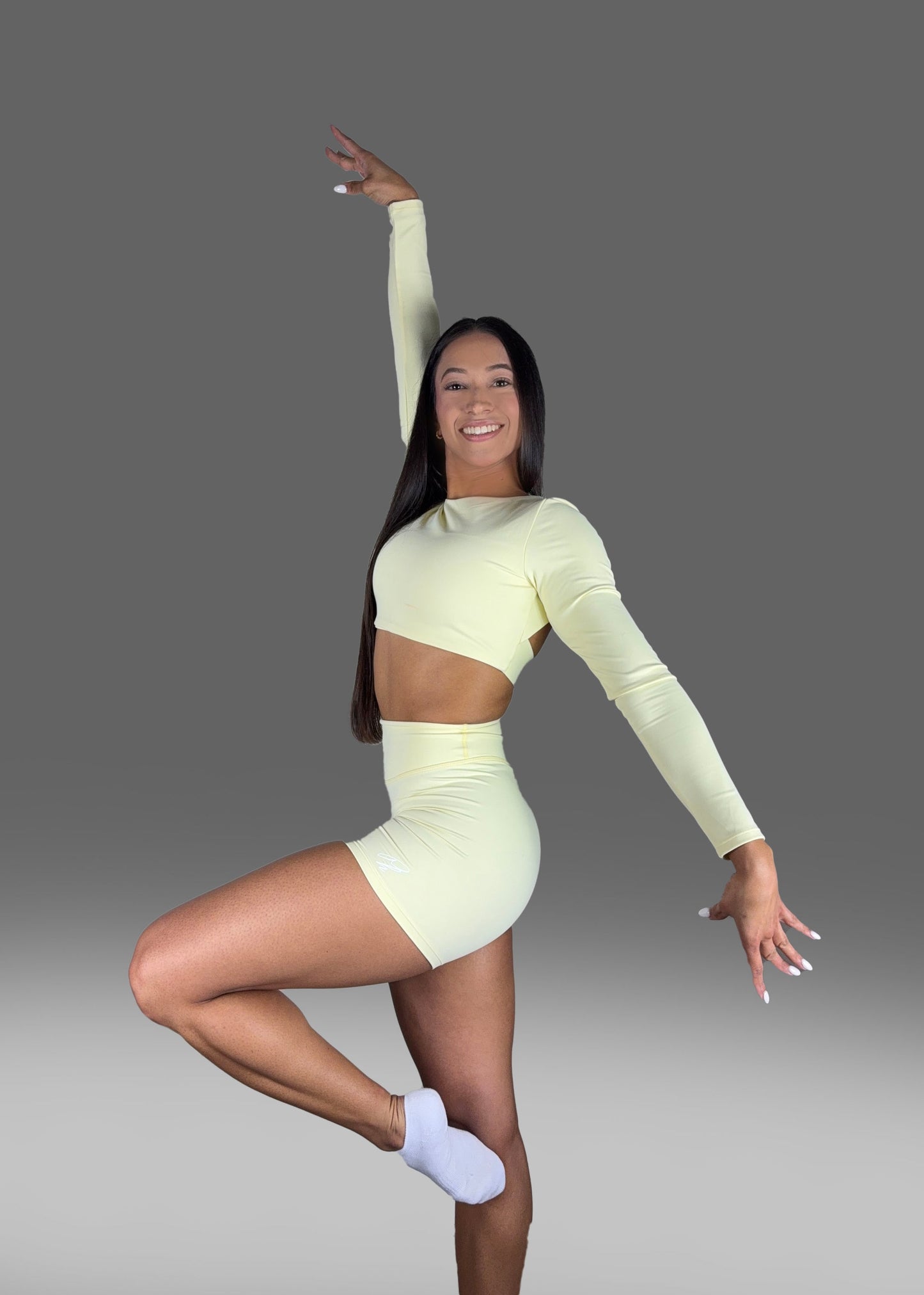 Long Sleeve Top & Shorts Set