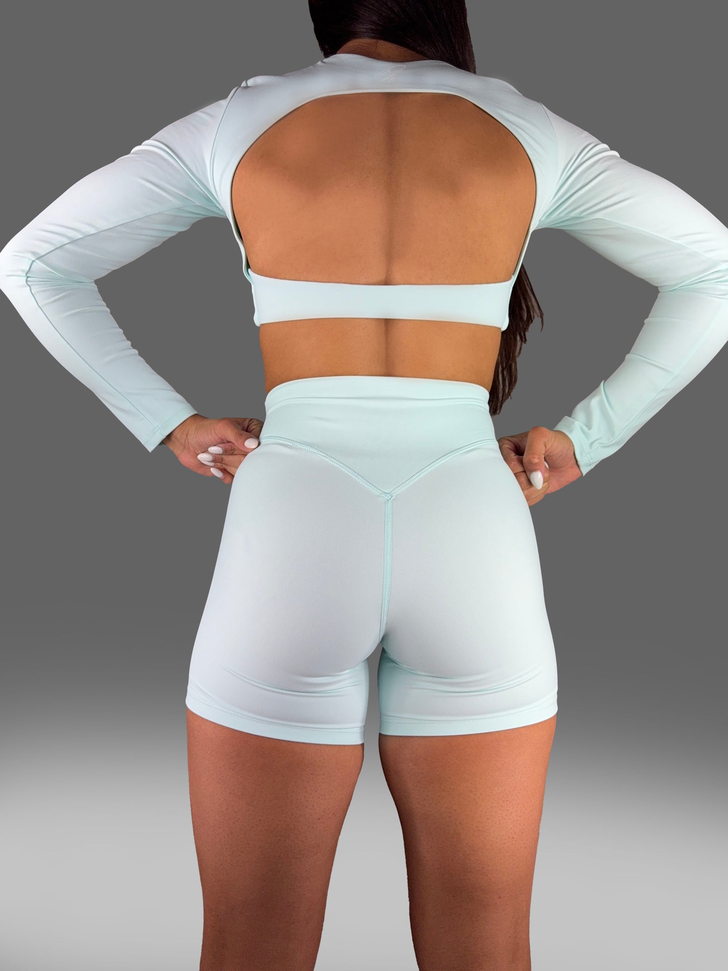 Long Sleeve Top & Shorts Set