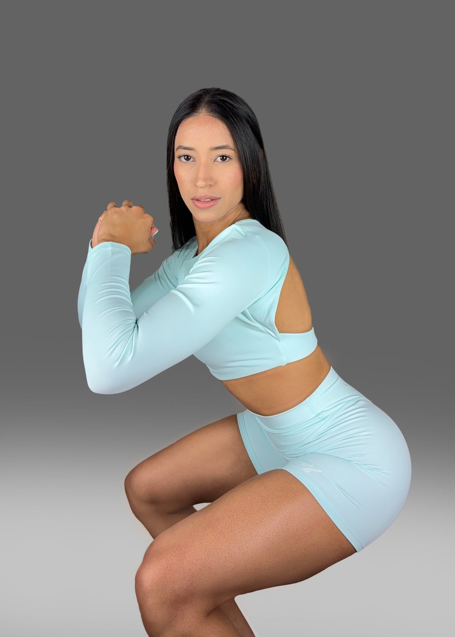 Long Sleeve Top & Shorts Set